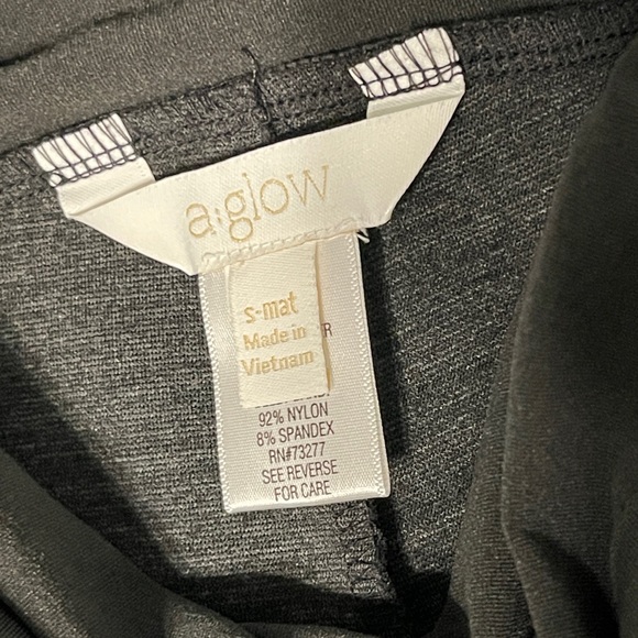 AGLOW Maternity Pants Leggings Jeggings Size S Stretch Dark Gray EUC! - Picture 6 of 9